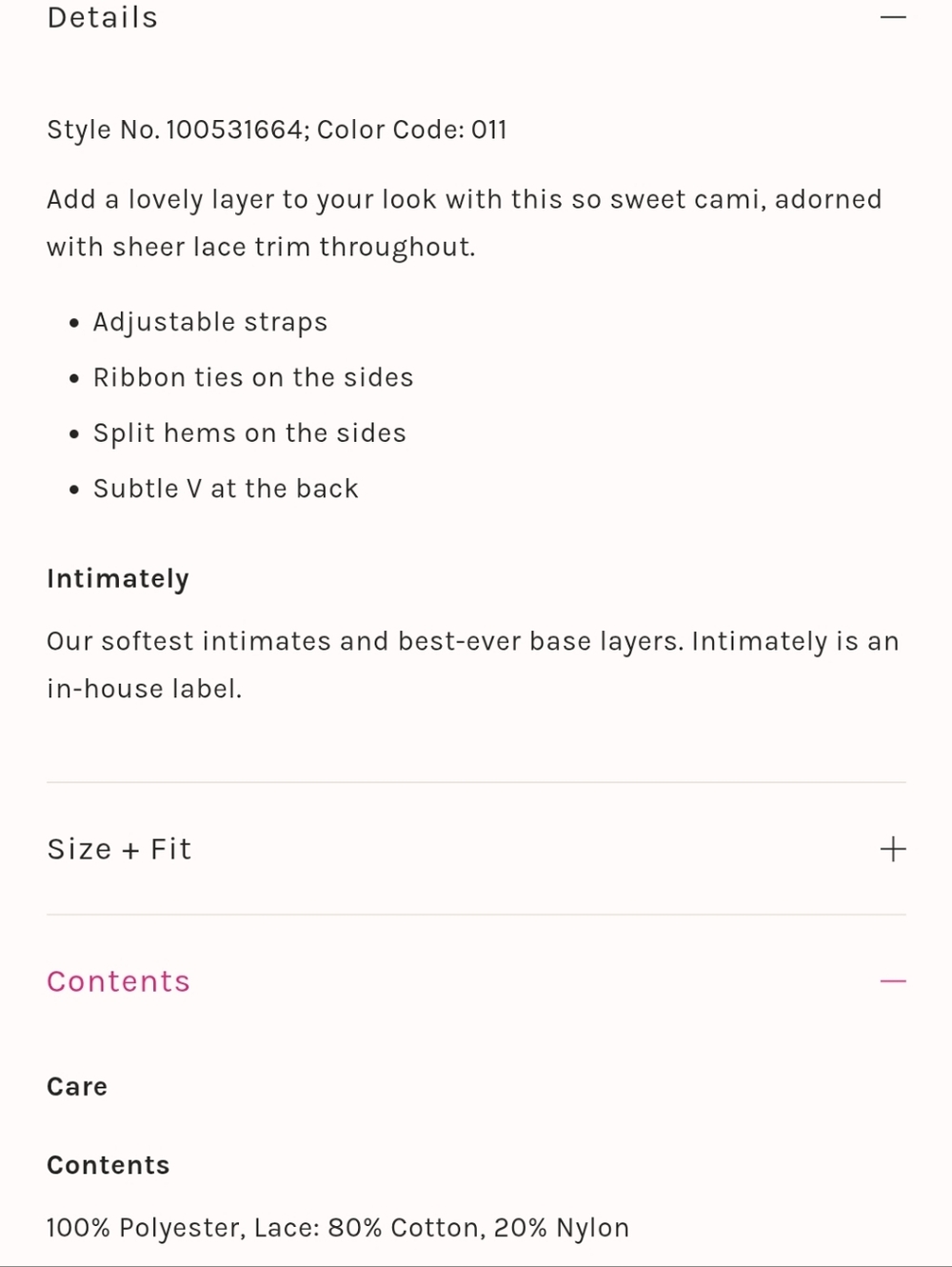 Free People NWOT Someone Like You Cami in Bright Pink sz LRG - Picture 9 of 16